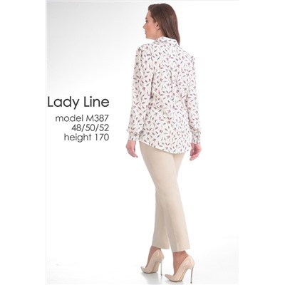 Блуза Lady Line 387 белый